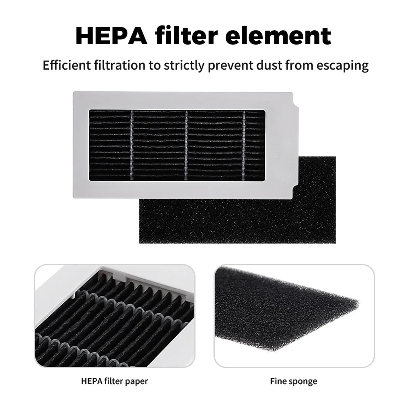 Kompatybilny z Ecovacs X5 Omni / X5 PRO OMNI/X5Pro/X5 Max Robot Vacuum Bag Main Side Brush Filter Mop Accessories Części zamienne (26 szt.)