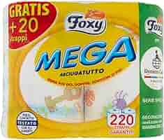 Asciugatutto Foxy Mega 18 Rotoli | Super Assorbente | Certificazione PEFC | Riciclabile - Foto 2