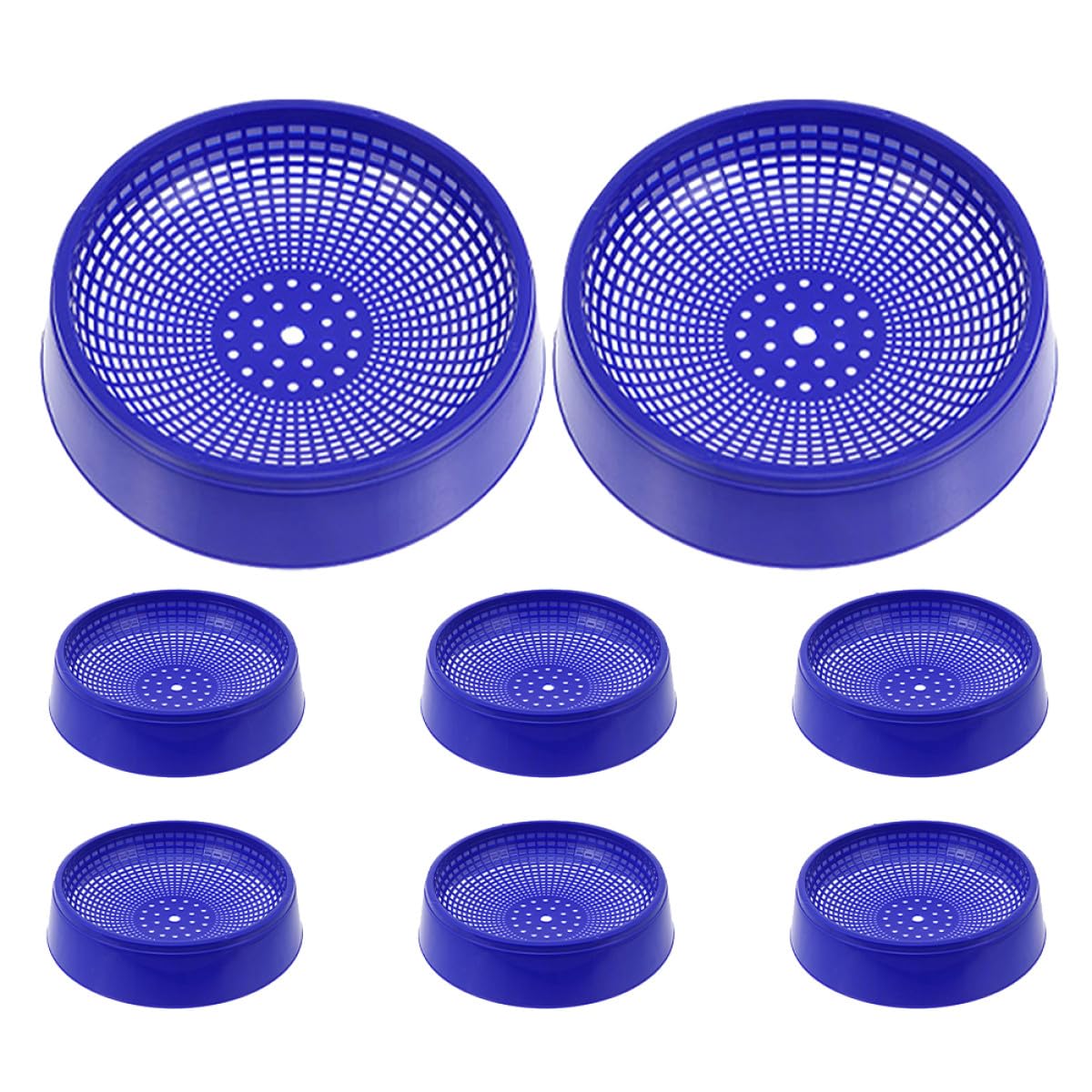 Ciotole per Nidificazione Piccioni Base Antiscivolo Stabile Set 8 in Plastica Blu Accessori per Allevamento Uccelli e Nidi per Gabbia, per Incubazione