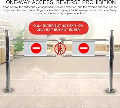 Automatic Self-Closing Spring Door Stopper – Stainless Steel Safety Hinge for Markets Libraries & Scenic Areas – Heavy-Duty Pivoting Door Closer