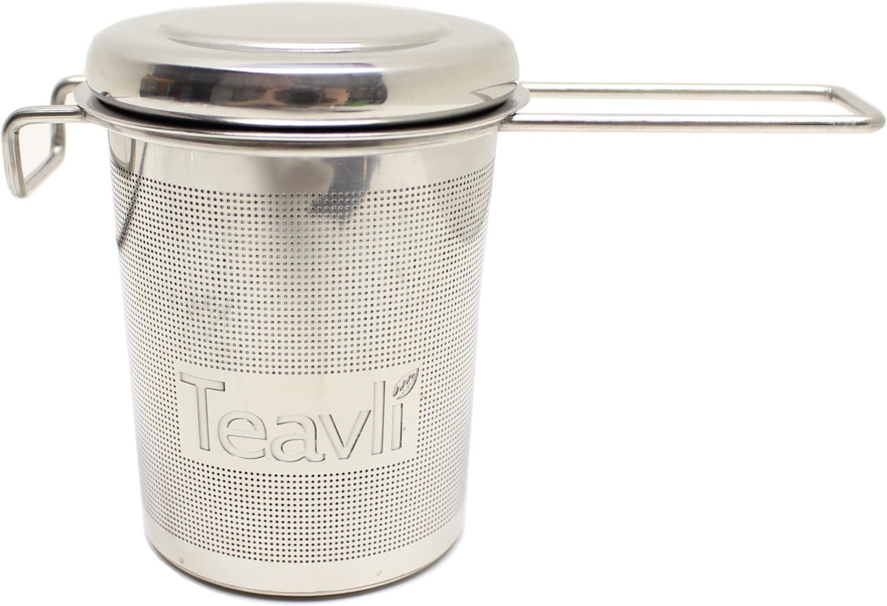 Long Handle In-Mug Tea Infuser | Extra-Fine Stainless Steel Mesh Tea Infuser, Perfect Loose-Leaf Tea Infuser for Brewing Tea Directly in Cup
