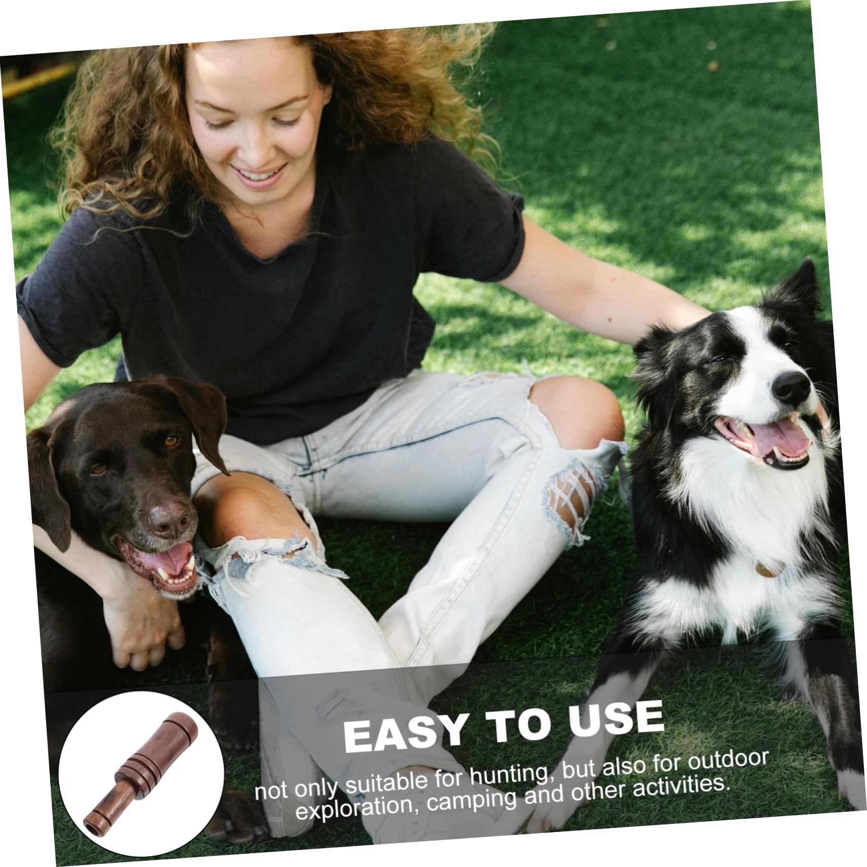 Mipcase Wooden Duck Call Pintail Duck Calls Outdoor Calling Whistle Compact for Hunting