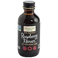 Vista 1 de Frontier Co-op Sabor a frambuesa, 2 onzas líquidas, para hornear, jarabes de café caseros y bebidas