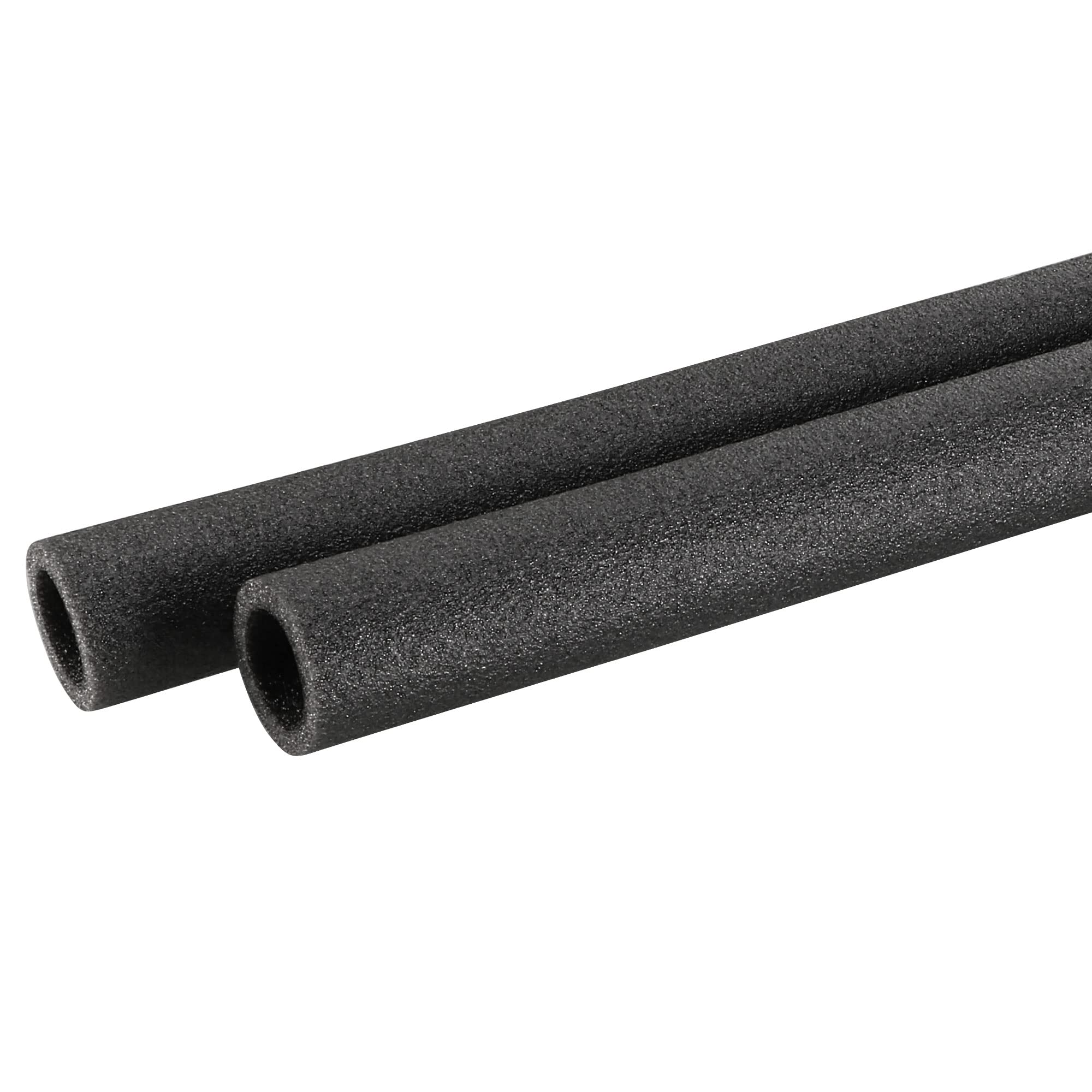 MECCANIXITY Foam Tube Sponge Protective Sleeve Black Seal Sleeve Polyethylene Pipe 20x30mm(0.78x1.2 Inch) for Pipe Insulation, Pack of 2