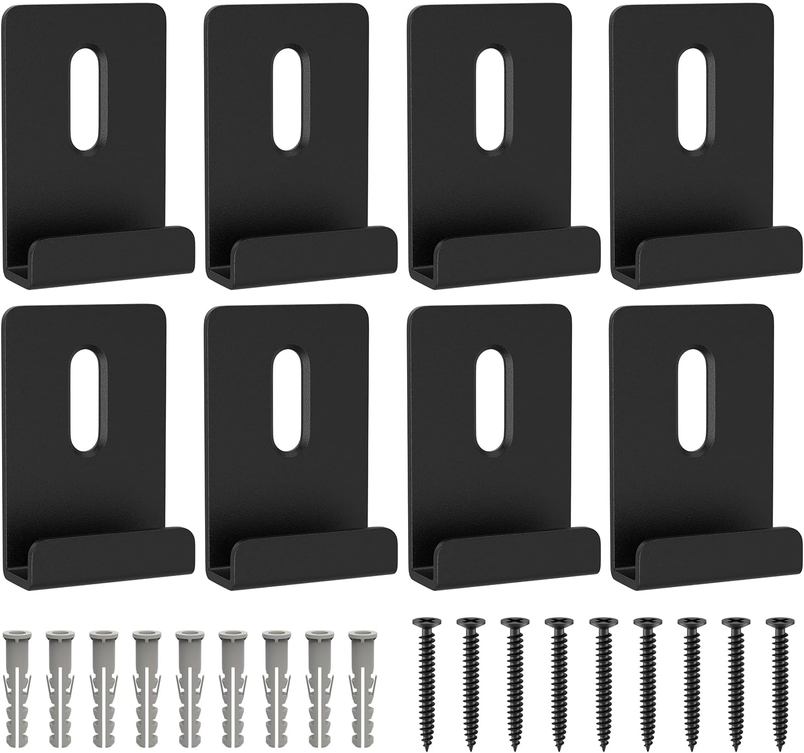 Metal Mirror Clips 1/4 Inch Wide Channel Mirror Clips Heavy Mirror for