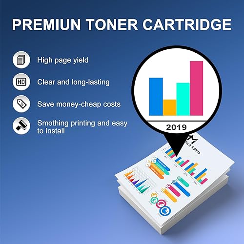 Miniatura 6 de MM MUCH & MORE Cartucho de tinta de repuesto compatible para Brother LC103 LC101 LC103XL LC103CL para usar con impresora MFC-J870DW MFC-J6920DW
