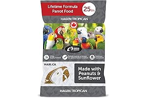 Tropican Bird Food, Hagen Parrot Food for Cockatiels