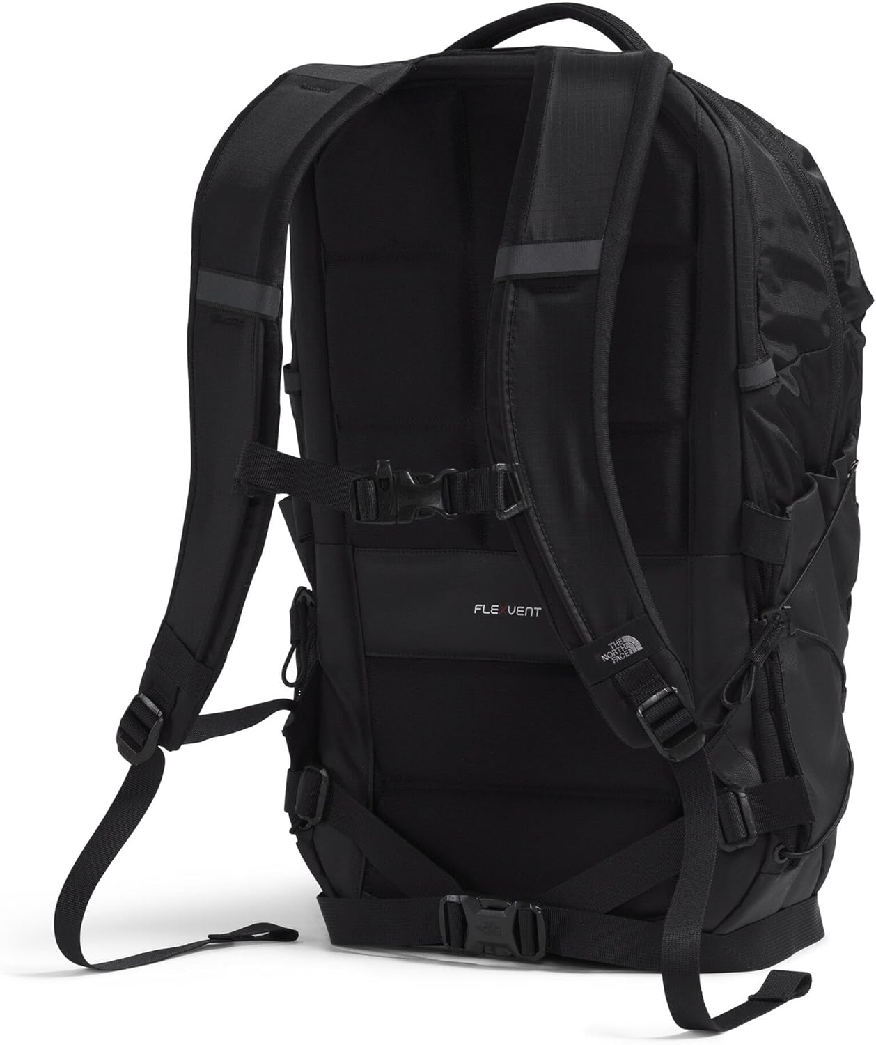 The North Face Borealis Commuter Laptop Backpack - Water Repellent, 16" Laptop Sleeve, Large Main Compartment, TNF Black U Borealis Patch/TNF White, One Size - Image 5
