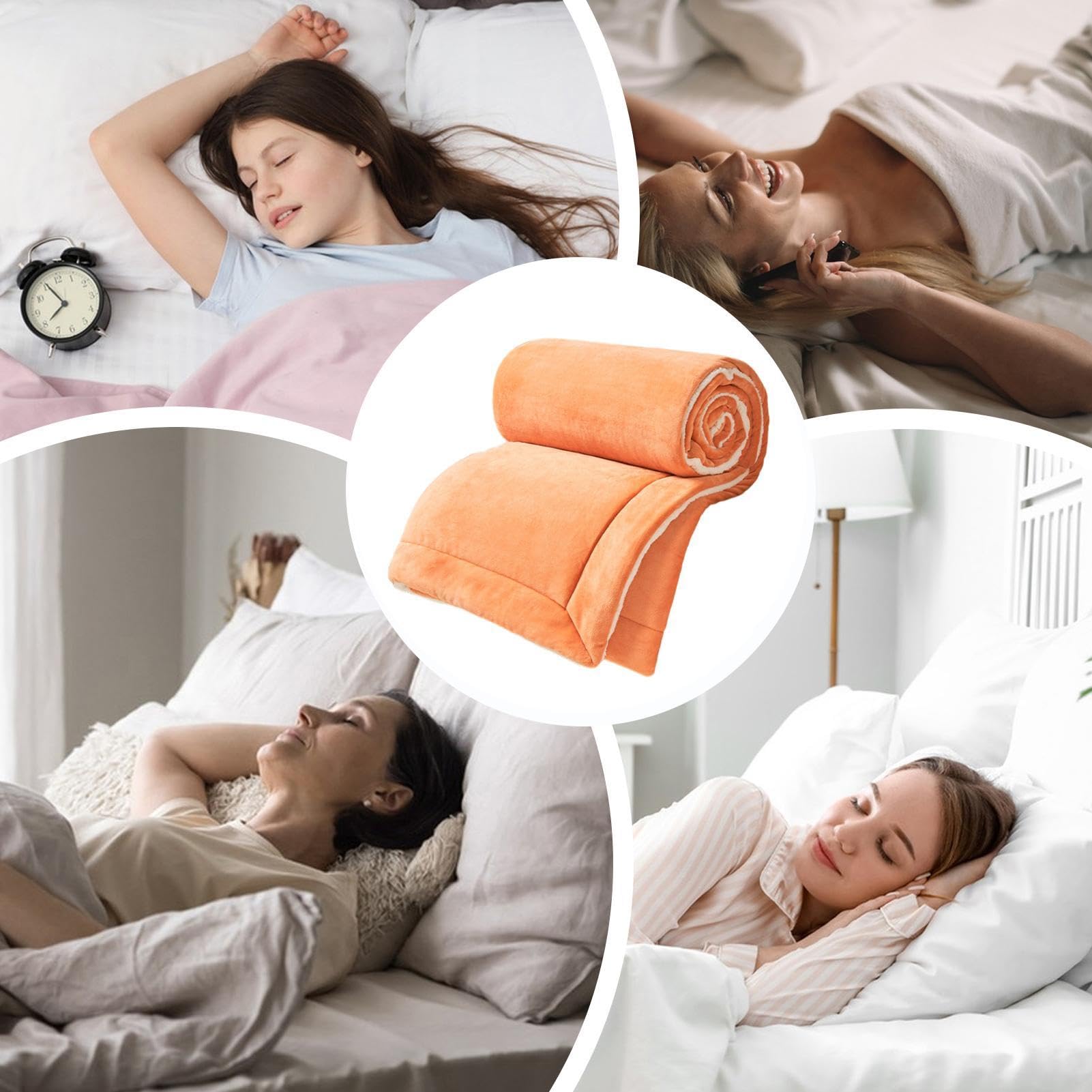 リバーシブルフリースブランケット