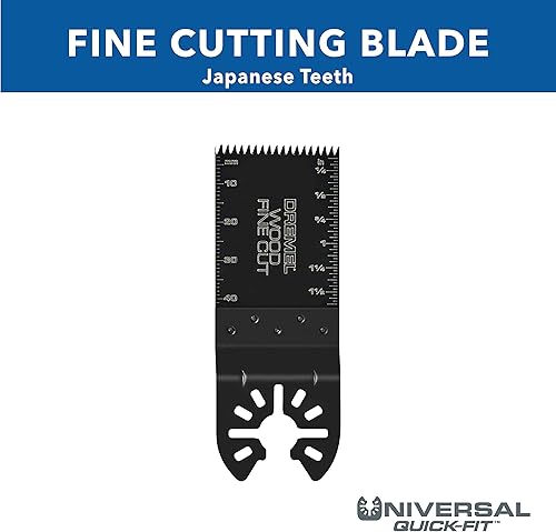 Miniatura 2 de Dremel MM473 - Hoja oscilante universal QuickFit de corte fino de madera de 1-14 pulgadas (paquete individual)