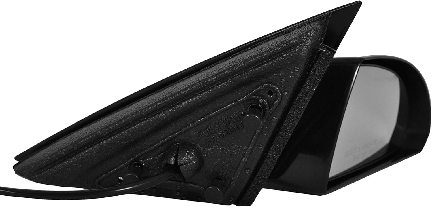 Dependable Direct Right Passenger Door Mirror & Side View fits Chevy Impala (2006-2013) & Impala Limited (2014-2016) - Unpainted, Power Operated, Non-Heated, Non-Folding; GM1321306 - Right Side Mirror