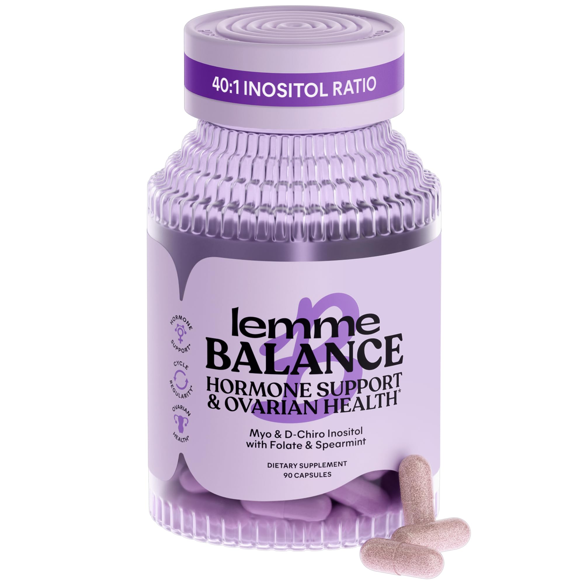 Lemme Balance Hormone Support Capsules for Women (90 Capsules)