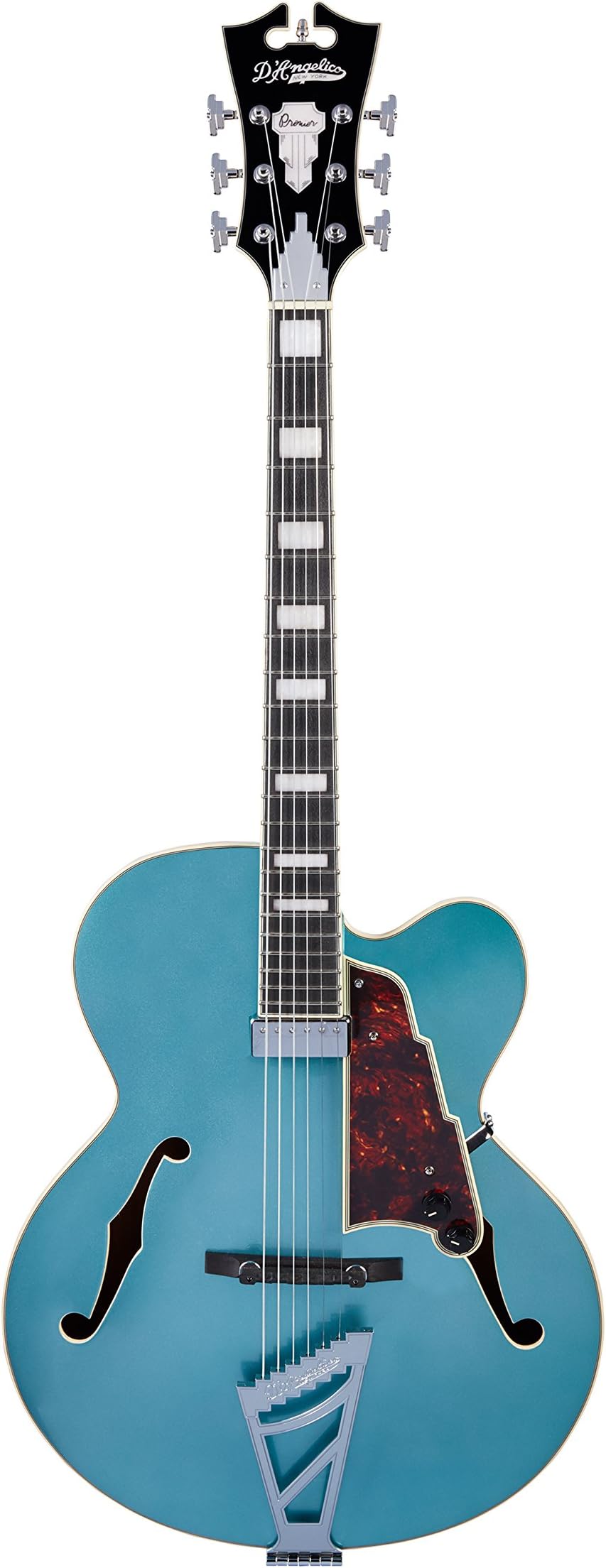 D'Angelico Premier EXL-1 Hollow-Body Electric Guitar w/ Stairstep Tailpiece - Ocean Turquoise