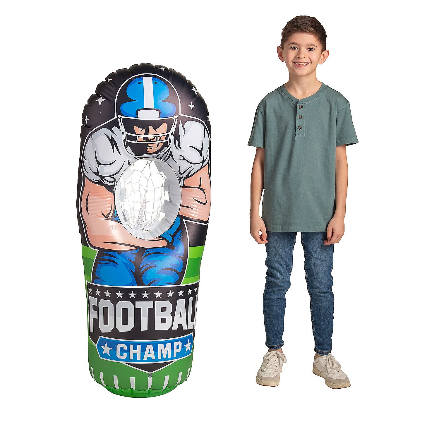 Fun Express Inflatable Football Player Toss Game