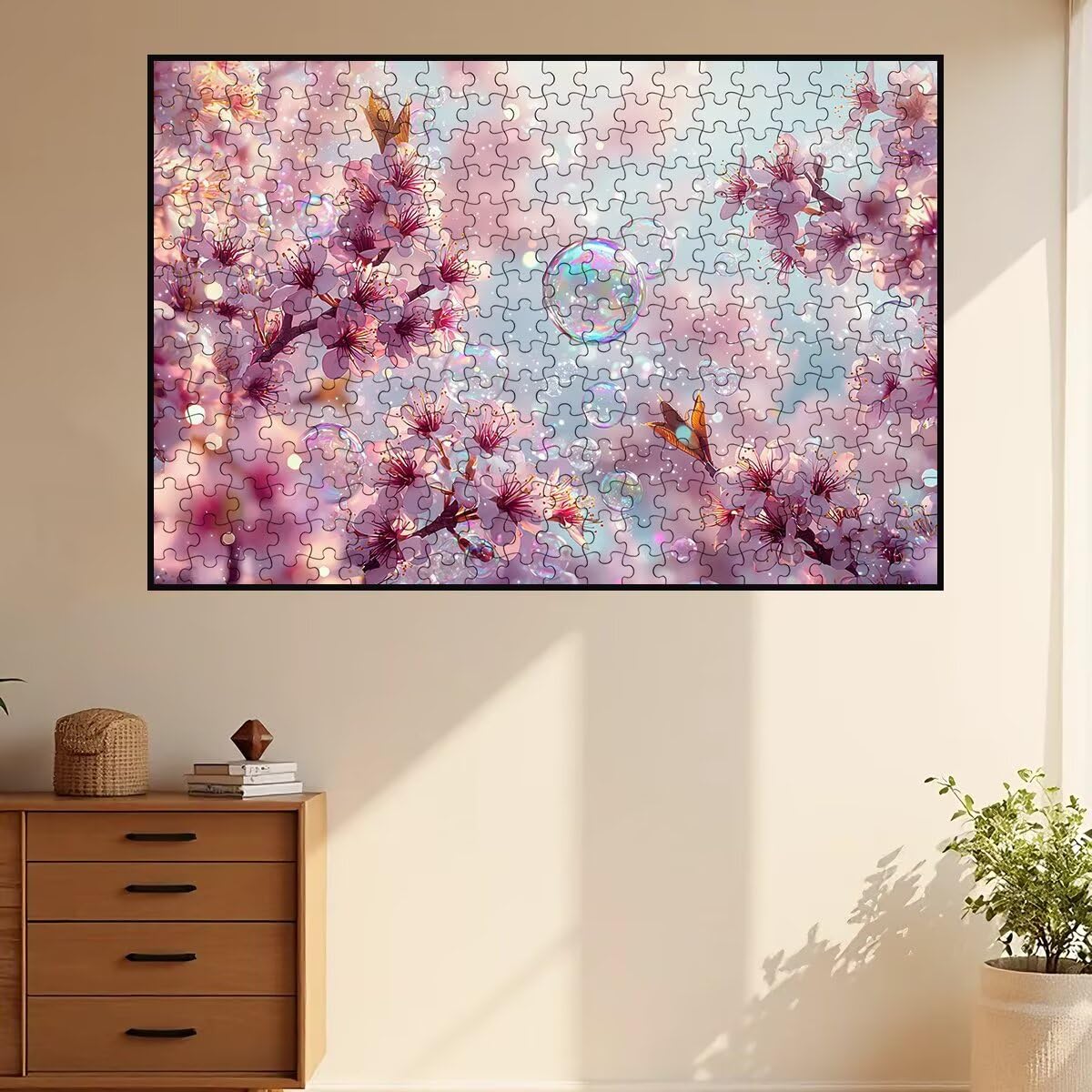 Puzzle 3000 sztuk kwiat, Dream Puzzle, Puzzle 3000 Dorosłych, Puzzle dla dorosłych z pudełkiem prezentowym, drewniane puzzle wyzwanie dla całej rodziny, oryginalne prezenty dla kobiet Decor -3118