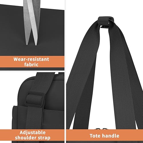 Miniatura 6 de ZOMFELT Lonchera aislada para mujeres y hombres, bonita lonchera para mujeres y hombres, a prueba de fugas, gran capacidad, con correa ajustable