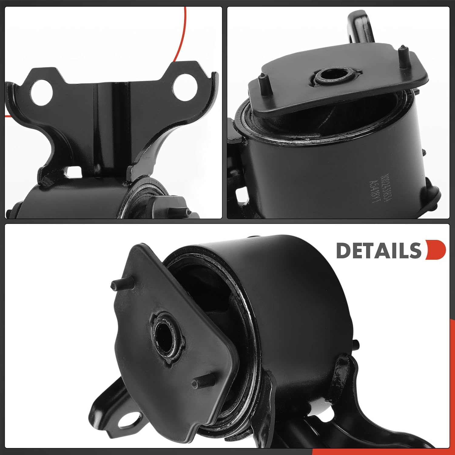 A-Premium Transmission Mount Compatible with Jeep Compass 2007-2017, Patriot 2007-2017 & Mitsubishi Outlander 2008-2013, Outlander Sport 2011-2017, Lancer 2008-2015, RVR & Dodge Caliber, 2.0L 2.4L