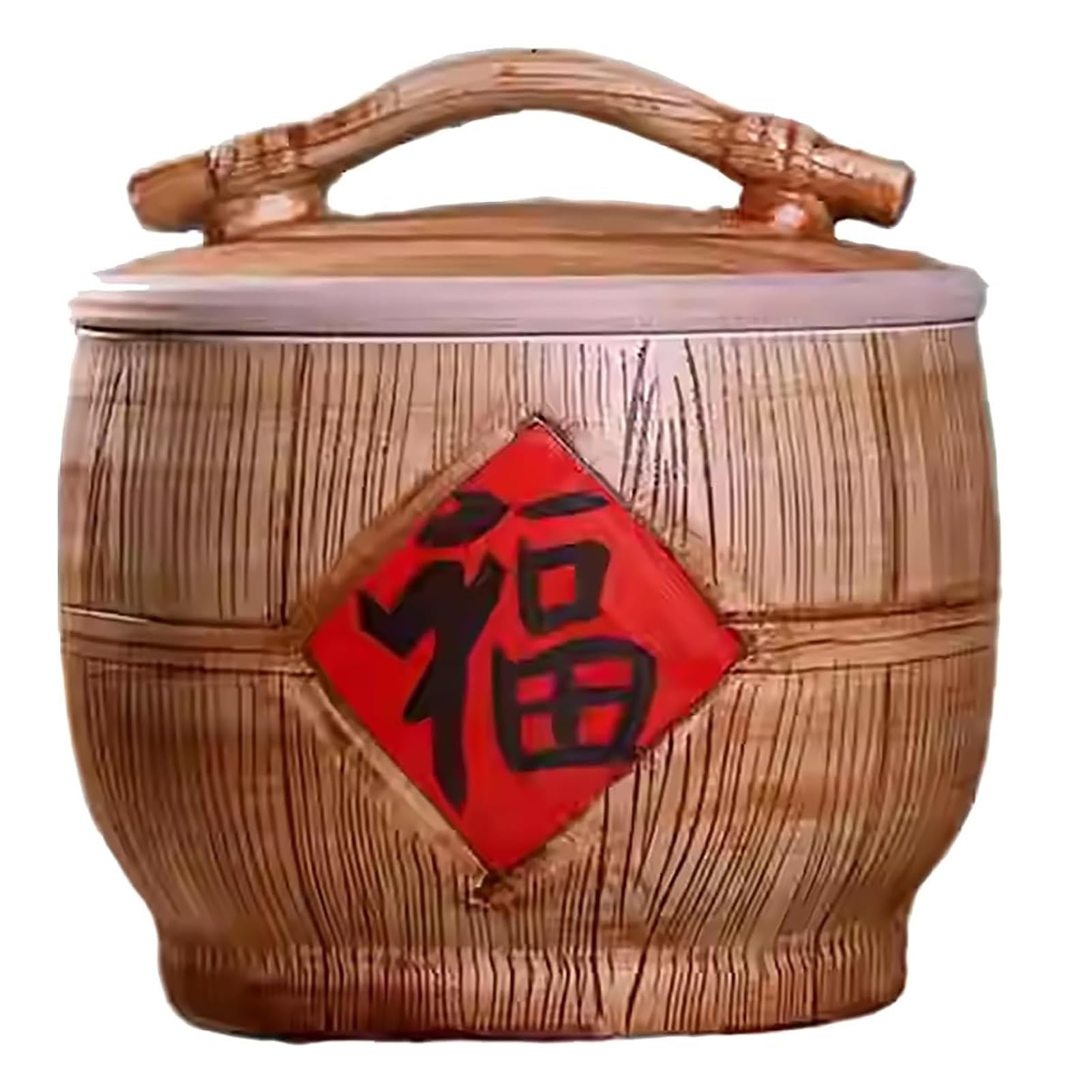 Recipientes Altos Para Almacenar Alimentos, ANCHOS Y PROFUNDOS, Recipientes Herméticos Para Almacenar Alimentos En La Despensa De La Cocina, Recipientes De Cerámica Decorativos Chinos, Para Cereales(3