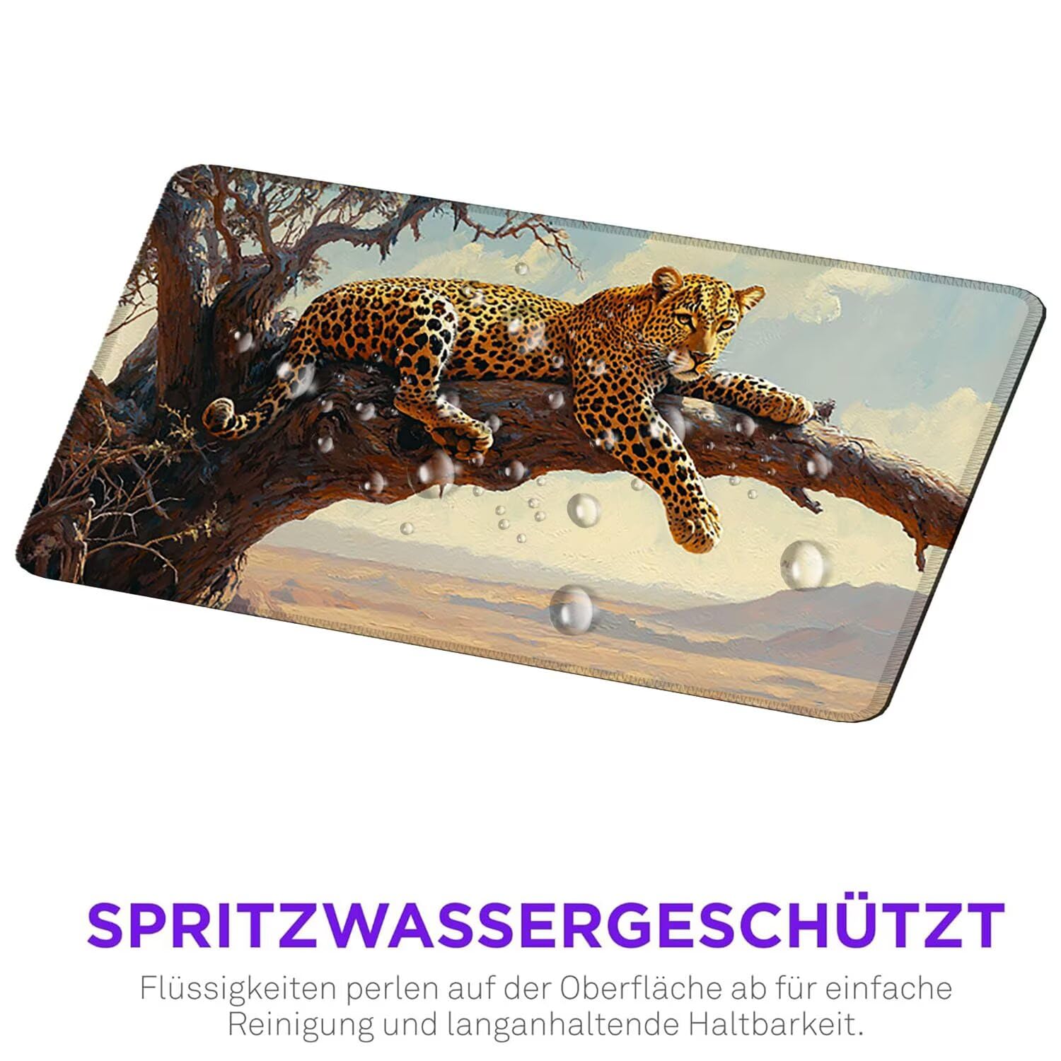 Podkładka pod mysz do gier, 1600 x 800 mm, XXL, duża gamingowa podkładka pod mysz, wodoodporna podkładka pod mysz, długa podkładka na biurko z przeszytymi krawędziami, mata na biurko z gumową podstawą
