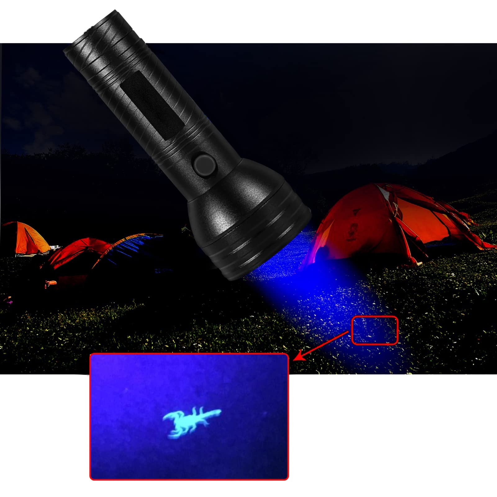 UV-Licht, Haustier-Urin-Detektor-Licht, Tragbare UV-Schwarzlicht-Taschenlampe, Tragbar, Hund, Katze, Urin-Teppich-Erkennung Für Haustier-Urinflecken, Bettwanzen Und Mehr