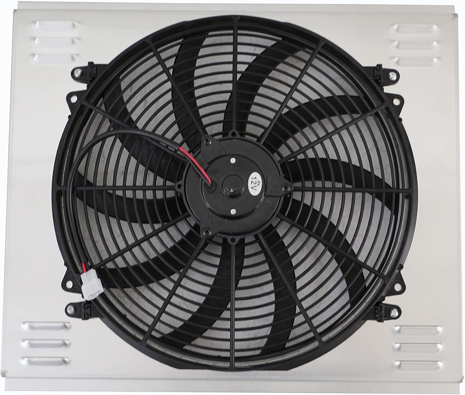 Aluminum Shroud&16'Fan For 1967-1969 Chevy Camaro Z28 Firebird Small Block 21''W.
