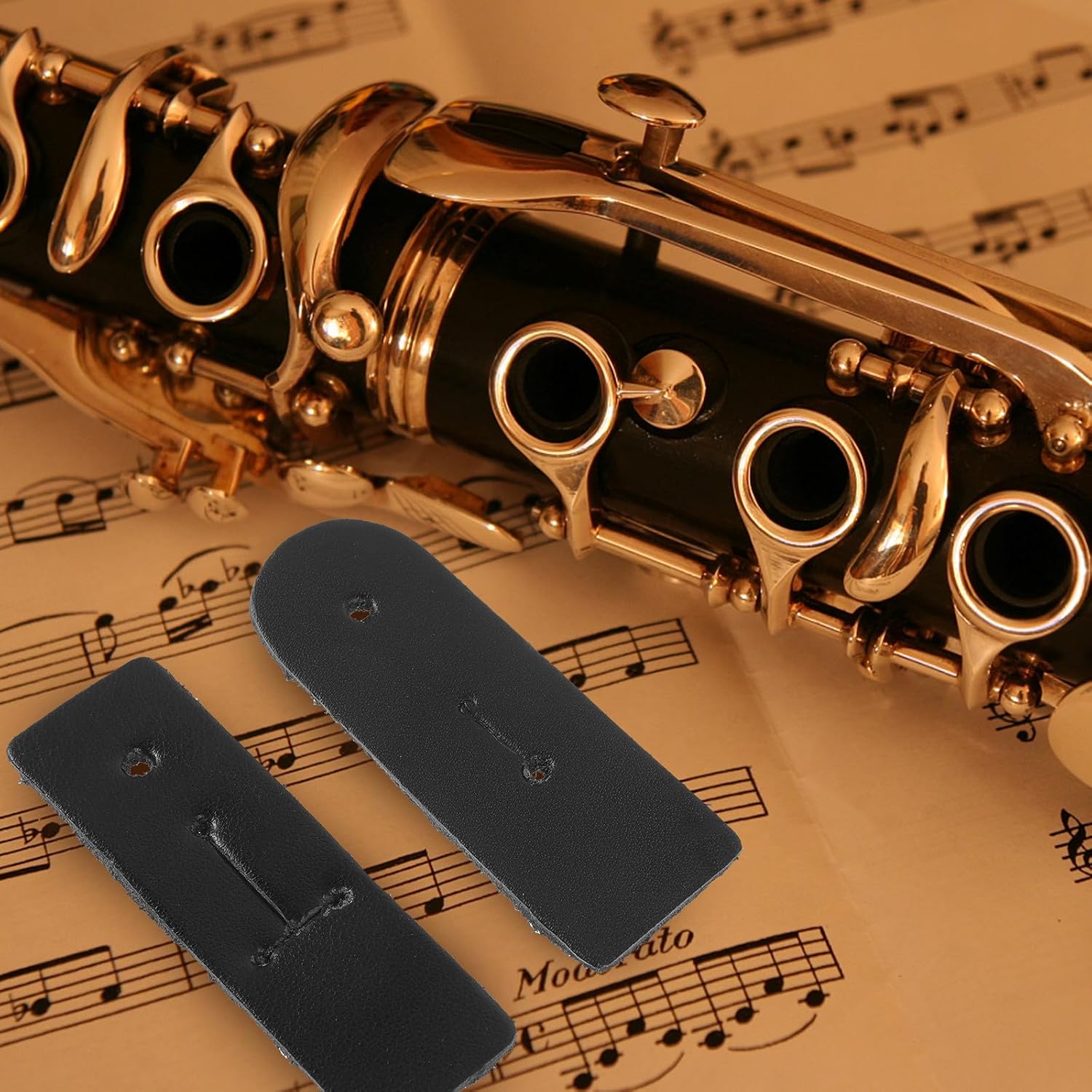 Clarinet 2pcs Accessory Neck Strap Thumb Tab Replacement image 5