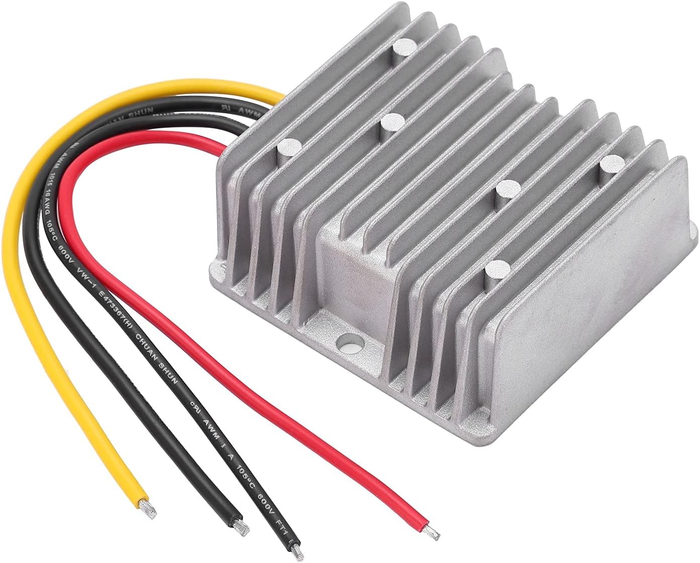 Adaptador de convertidor de corriente DC 24V a 12V IP68 Regulador de voltaje impermeable 20A 240W Fuente de alimentación de conmutación de coche