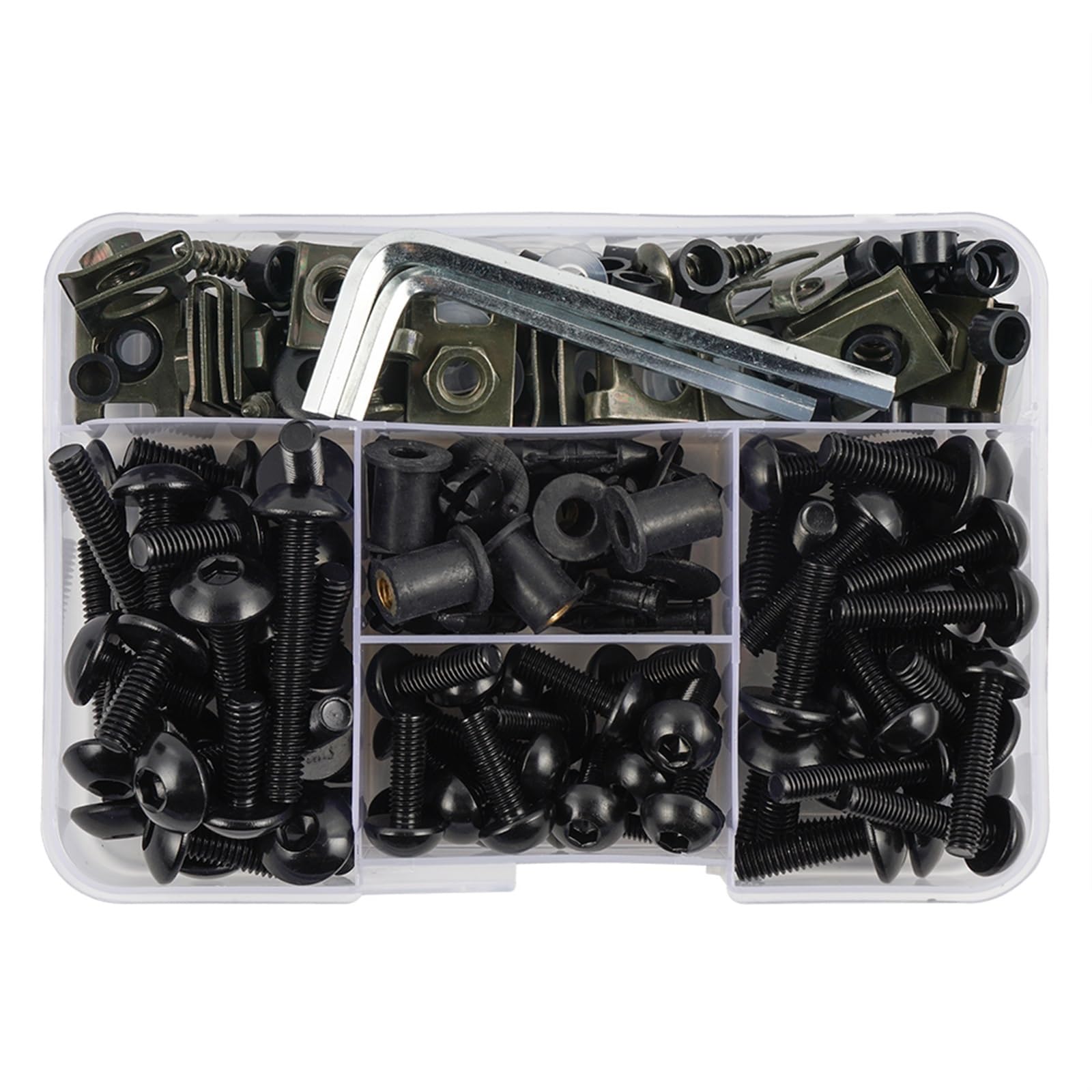 Viti per Carrozzeria Set Compatibile con Yamaha per YZFR15 per YZFR25 per MT03 Kit di Combinazione Bulloni per Moto Bulloni di Collegamento A Vite Decorazione Bulloni per Moto