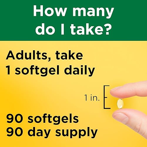 Miniatura 5 de Nature Made Vitamina D3 90 cápsulas blandas vitamina D 2000 IU 50 mcg ayuda a apoyar la salud inmunológica huesos y dientes fuertes y función