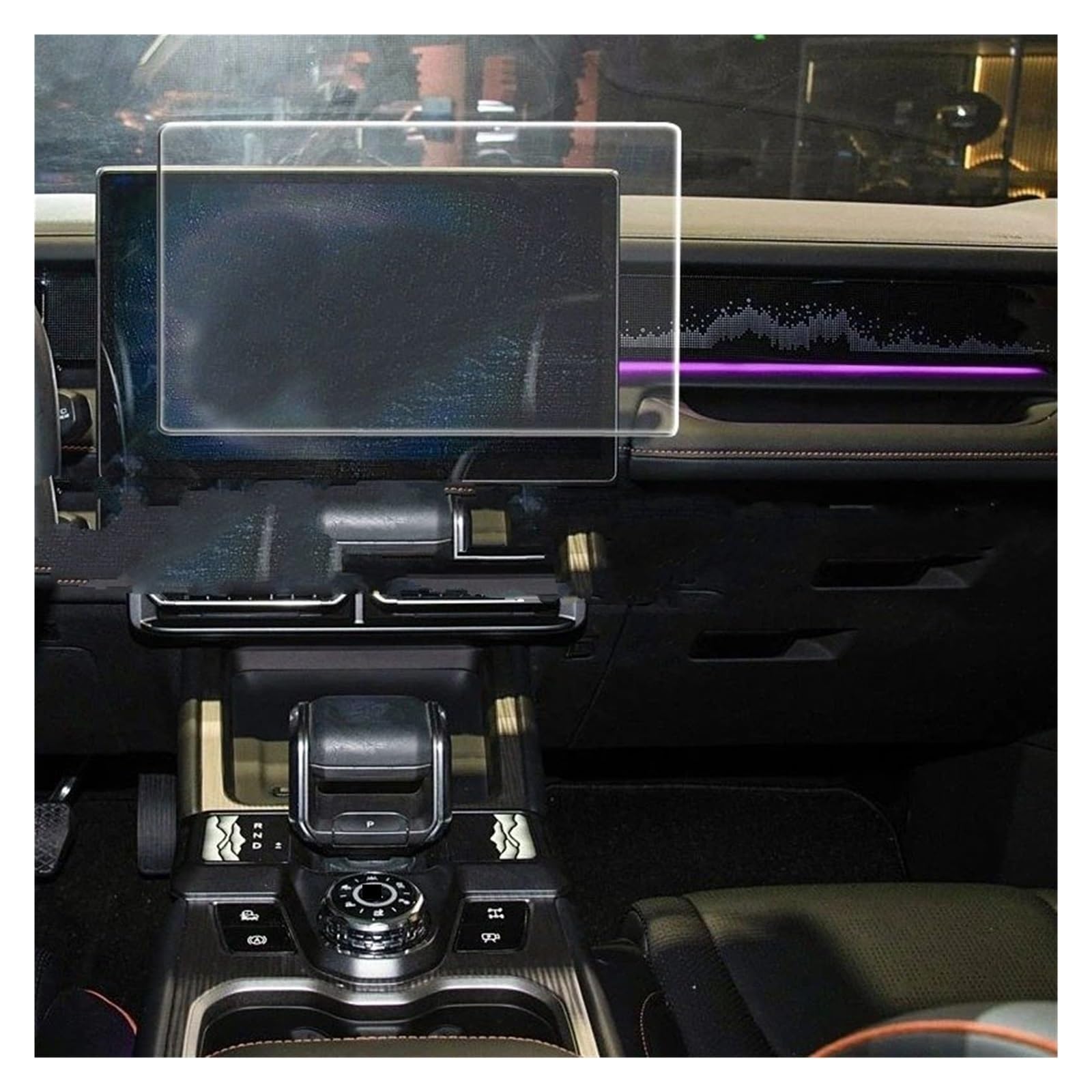 Film Protecteur d'écran GPS Anti-Rayures pour Voiture Chery Jetour T1 2024-2025 (pour GPS 156 Pouces) écran 128 ou 156 Pouces.