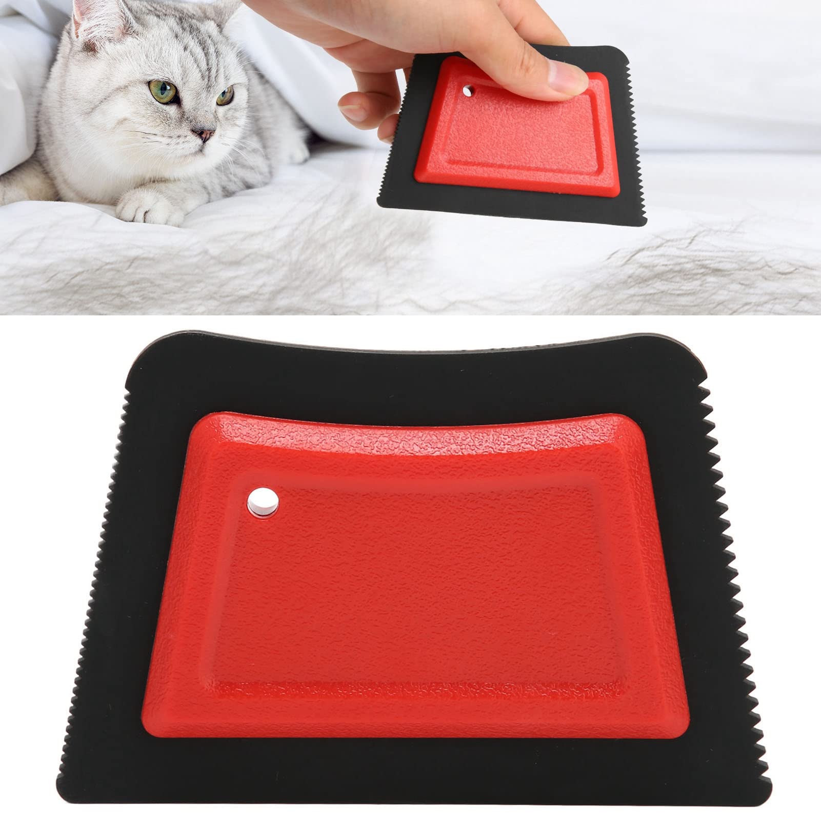 Mini Pet Hair Remover Dog Hair Remover Cat Hair Remover Pet Hair Detailer Easy to Clean Reusable Portable Pet Hair Detailer Brush for Cat Hair and Dog Hair