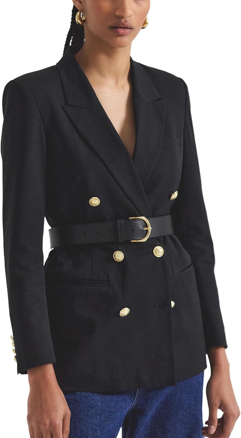 Derek Lam 10 Crosby Womens Walter Double Breasted Blazer