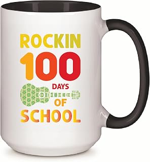 Music Teacher Gift with Rock Music Theme Perfect for Music Lovers and Music Teachers 11oz 15oz Inner Color Accent Mug