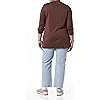 Amazon-Essentials-Womens-Lightweight-Open-Front-Cardigan-Sweater Amazon Essentials Women's Lightweight Open-Front Cardigan Sweater (Available in Plus Size), Dark Chestnut Brown Heather, X-Large