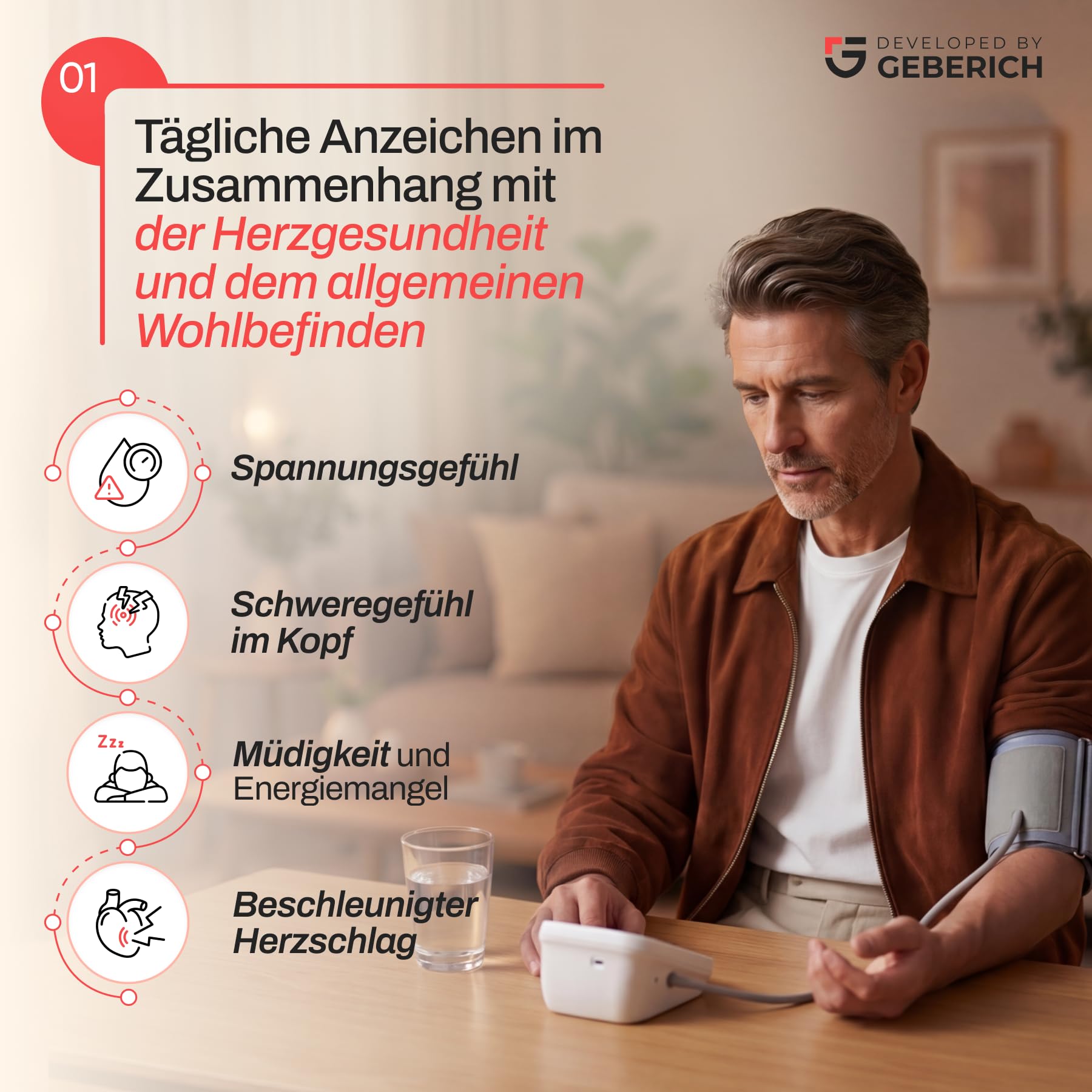 Kapseln CardioBalance | Herzgesundheit | Cranberry-Extrakt 450mg + Coenzym Q10 + L-Arginin | Kardiovaskuläre Formel mit Vitamin B1, B6, B9, Magnesium | 40 Kapseln