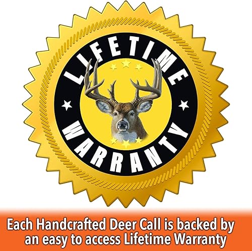 Miniatura 14 de Nationwide Scents - Combo de bolsa de llamada y sonajero de ciervos, duradera, para todo tipo de clima, para perros de cola blanca