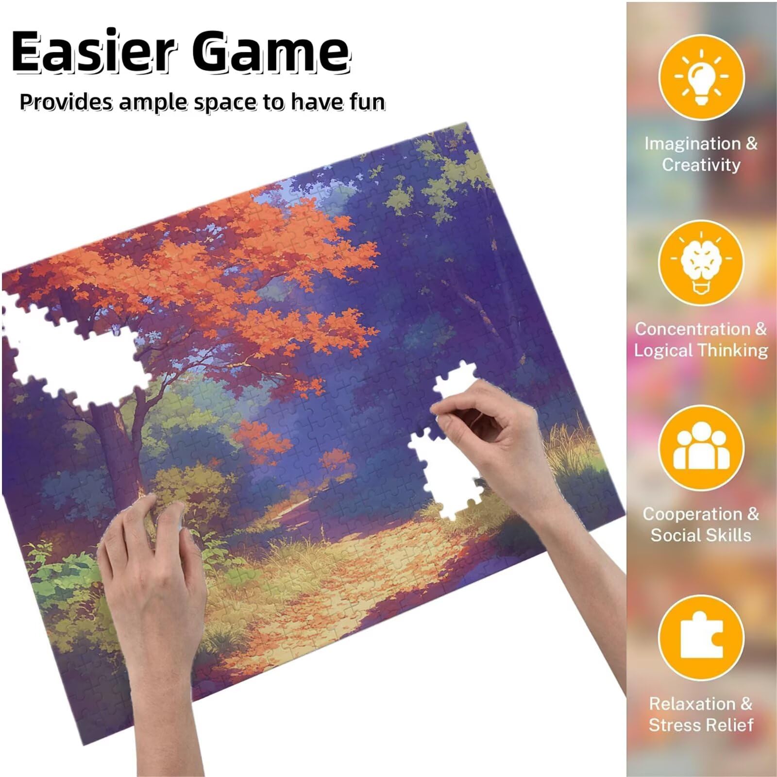 Puzzle dla dorosłych, 2000 sztuk, trudne drewniane puzzle, gra, gra logiczna, gra ręczna, dekoracja rodzinna, kreatywne hobby, prezent 70 x 99 cm czerwone liście klonu K0F-177