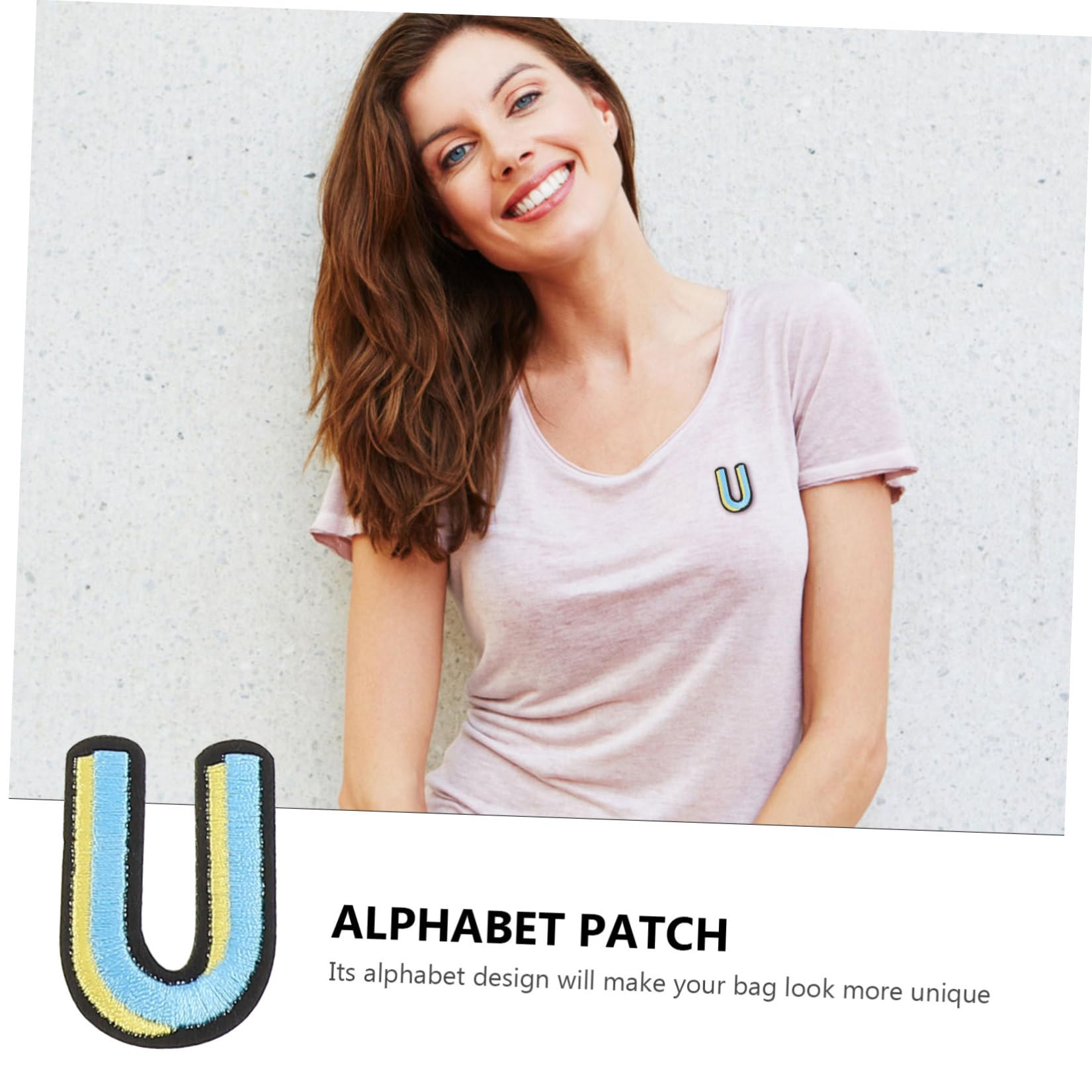VILLCASE 156 Stck Teiliges Bunte Alphabet Bügelflicken und Näh Patches für Kleidung Taschen Schuhe und Hüte DIY Bastelset zum Aufnähen und Aufbügeln Vielseitige Textilapplikationen für