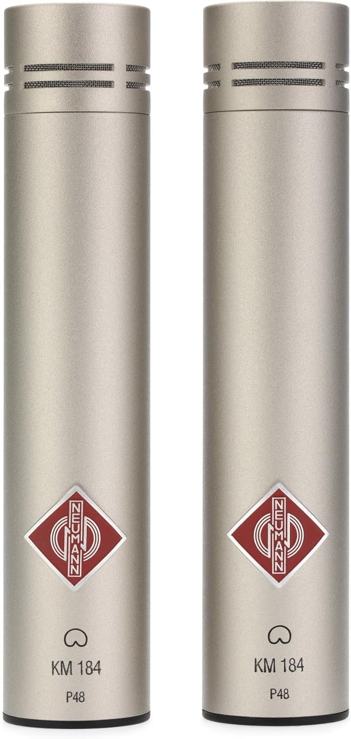 Neumann KM 184 Stereo Set Small-Diaphragm Cardioid Microphone Pair - Nickel