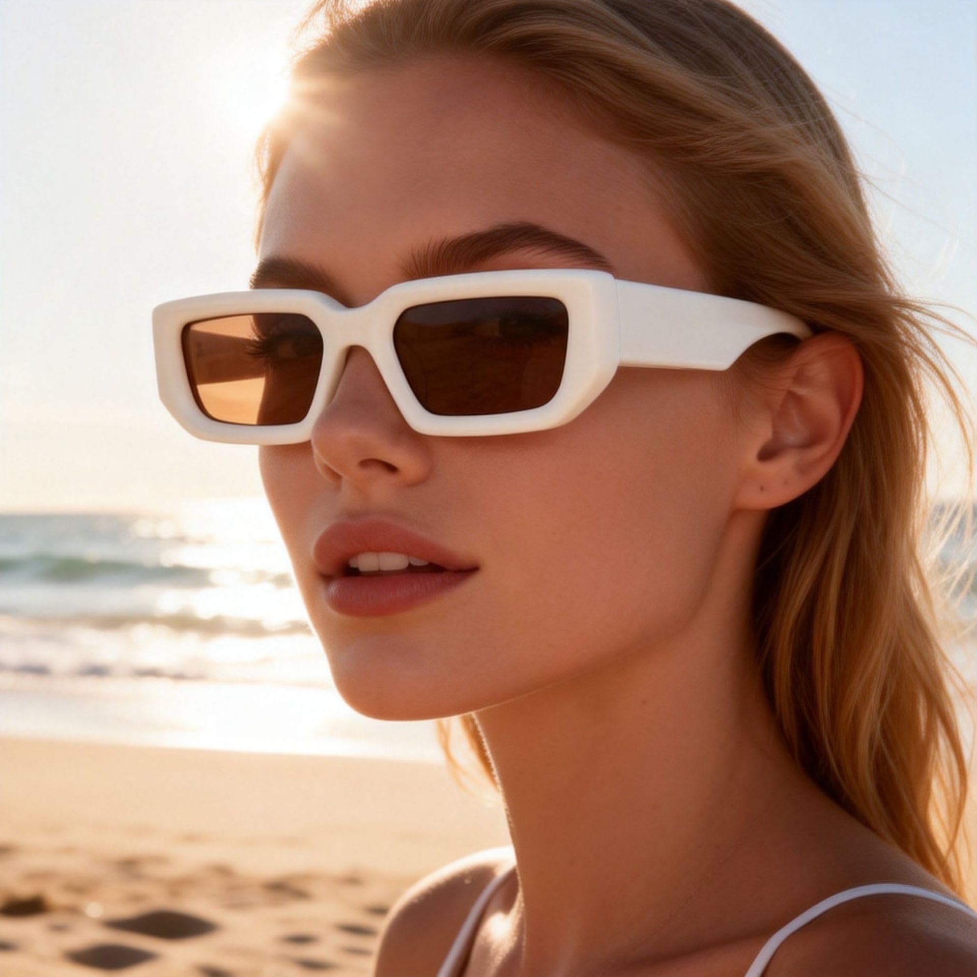 Gafas de sol pequeñas de estilo vintage para mujer y hombre, con protección UV400.