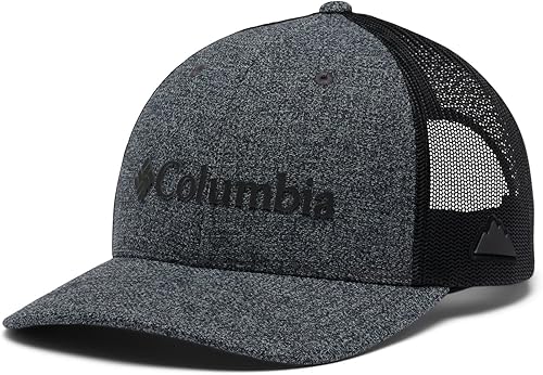 Columbia - Gorra de malla para mujer con cierre a presión, alta, color Grill HeatherWeld, talla única