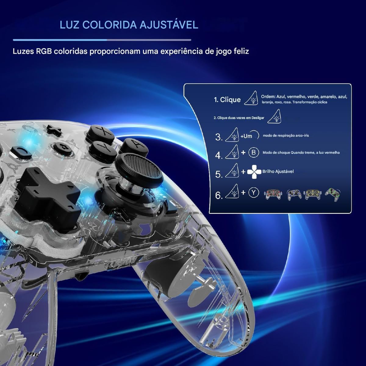 LinYuvo KS10 Controller adjustable colorful lighting