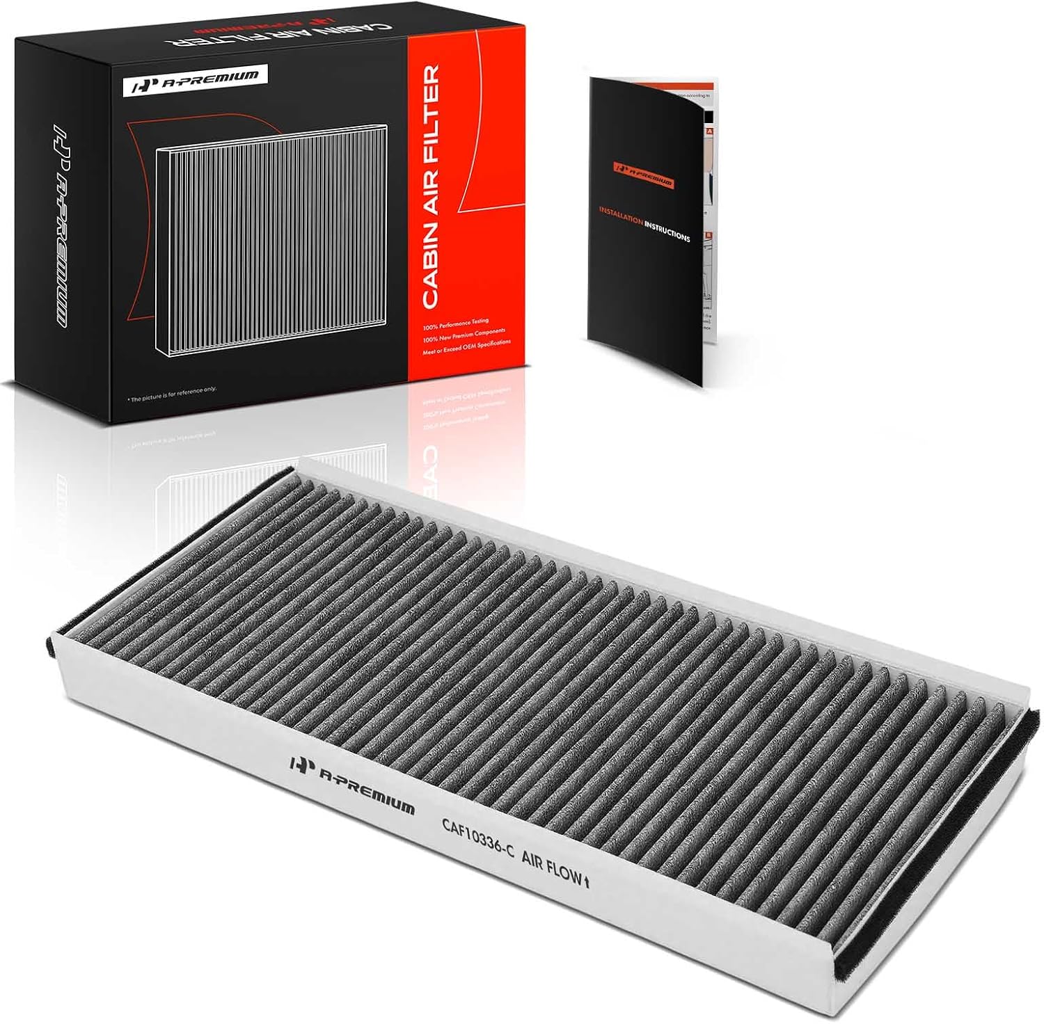 A-Premium Cabin Air Filter with Activated Carbon Compatible with Dodge Sprinter 2500/3500 2002-2006 & Freightliner Sprinter 2500/3500 2003-2006, 2.7L