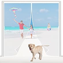 Magnetic Mosquito Net Window 40 x 145 cm White Mosquito Net Door Window Made to Measure Easy Assembly Magnetic Adsorption Easy to Install for Entrance Doors