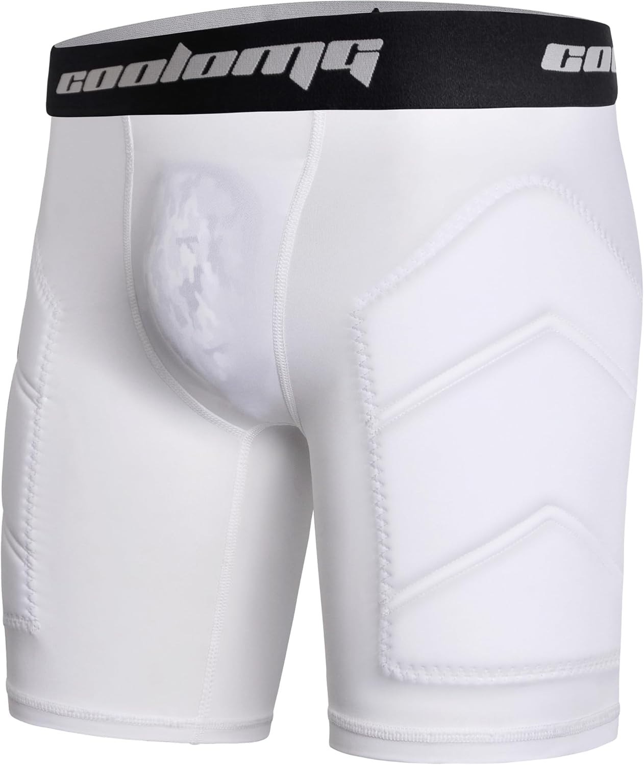 COOLOMG Youth Boys Baseball Sliding Shorts with Cup Pocket (NO Cup) Padded Compression Underwear
