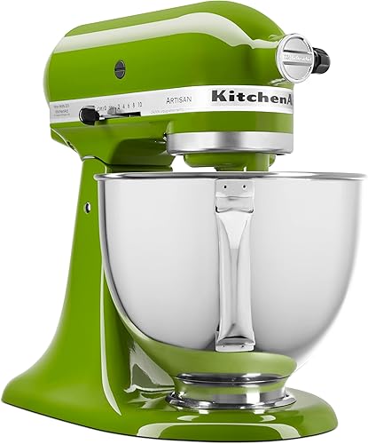 Miniatura 2 de KitchenAid Artisan Series KSM150PS, mezclador de pie con cabezal inclinable de 5 cuartos de galón con escudo de vertido KSM150PS, Matcha