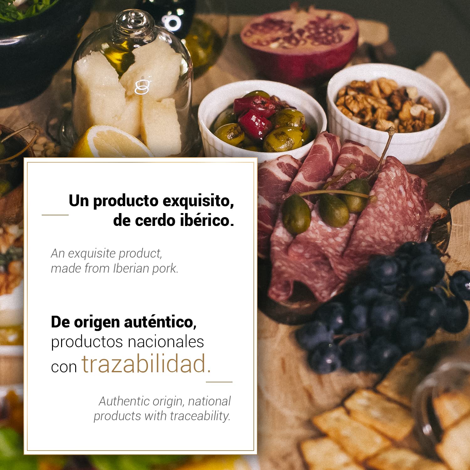 Finca Jarallana - Maletín de Lomo, Chorizo y Salchichón Ibérico - 400 g x 3 - Secado Natural y Curación Uniforme - Pack con Embutidos de Cerdo Ibérico