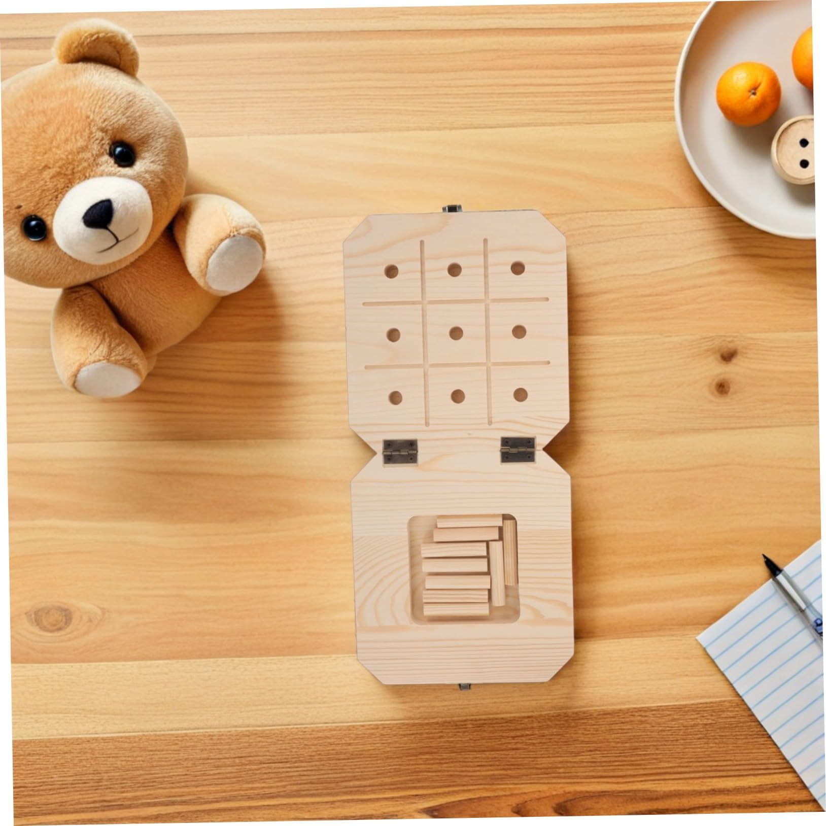 ORFOFE Juguetes Montessori de Madera para Niñas Años Tablero Sensorial Táctil con Bloques Apilables Herramienta Educativa para Desarrollo Motriz y Aprendizaje Preescolar