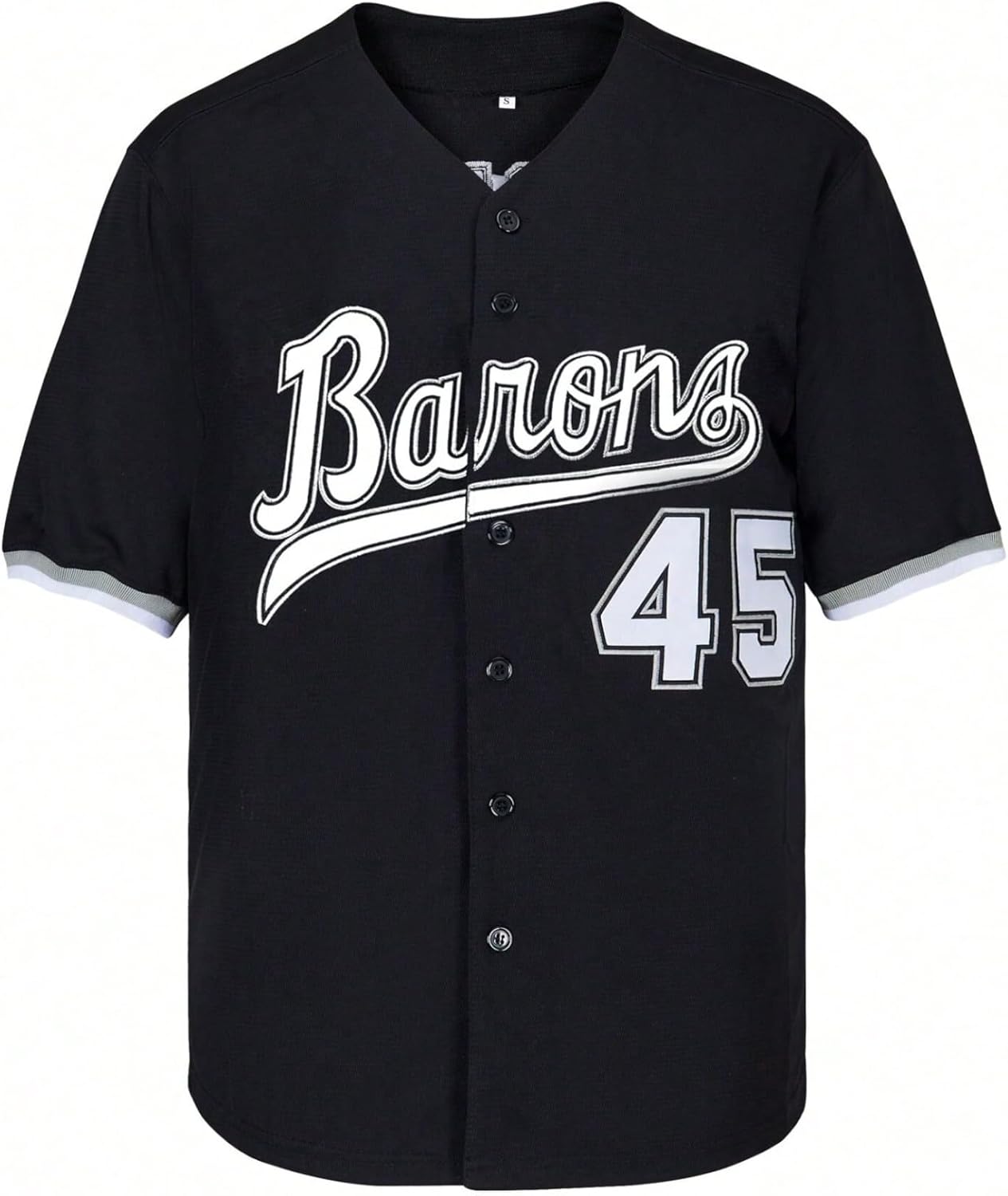 Men #45 Baseball Jersey Hip Hop Clothes Men‘s Button Down Shirts for Party Jerseys - Image 2