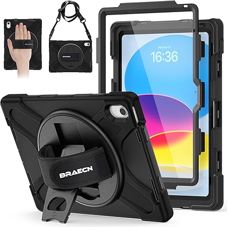 BRAECN Funda de astronauta de dibujos animados para iPad de 9, 8 y 7 generación de 10.2 pulgadas BRAECN Funda de astronauta de dibujos animados para iPad de 9, 8 y 7 generación de 10.2 pulgadas